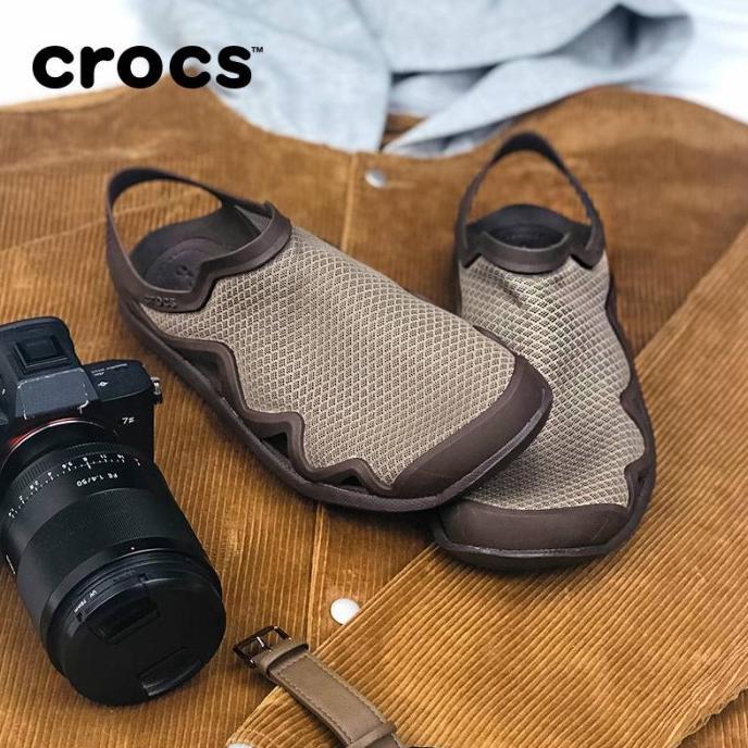 ready Crocs / Crocs Swiftwater Mesh Wave / Sepatu Sandal Crocs / Crocs Pria