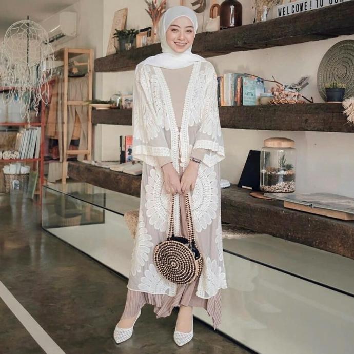 sunny outer jumbo kekinian outerwear jumbo outer wanita outer brukat