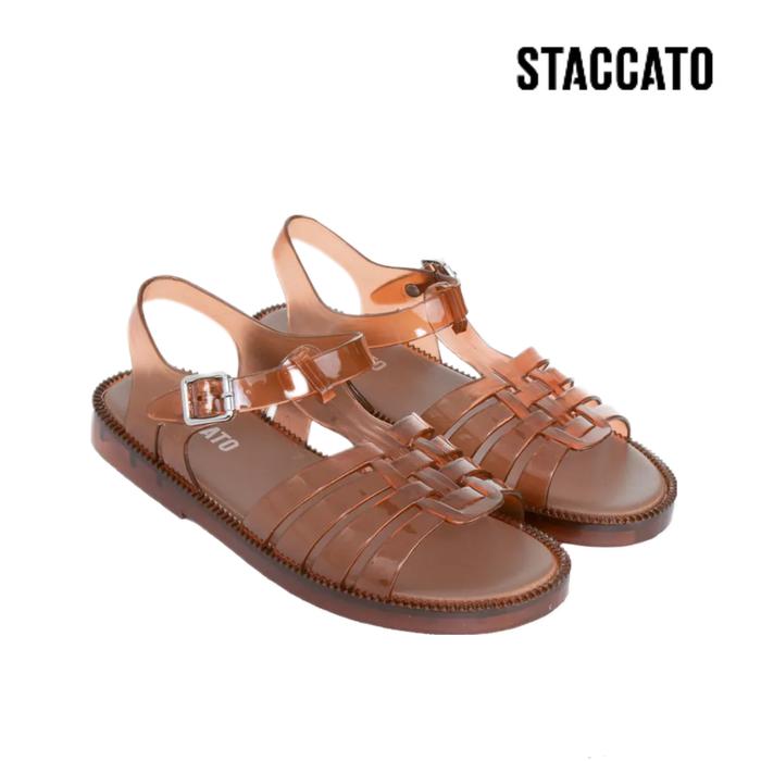 Staccato Women's Jelly Sandals GL0820700 Sandal Wanita - Brown