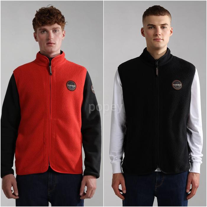 rompi vest napapijri fleece Original