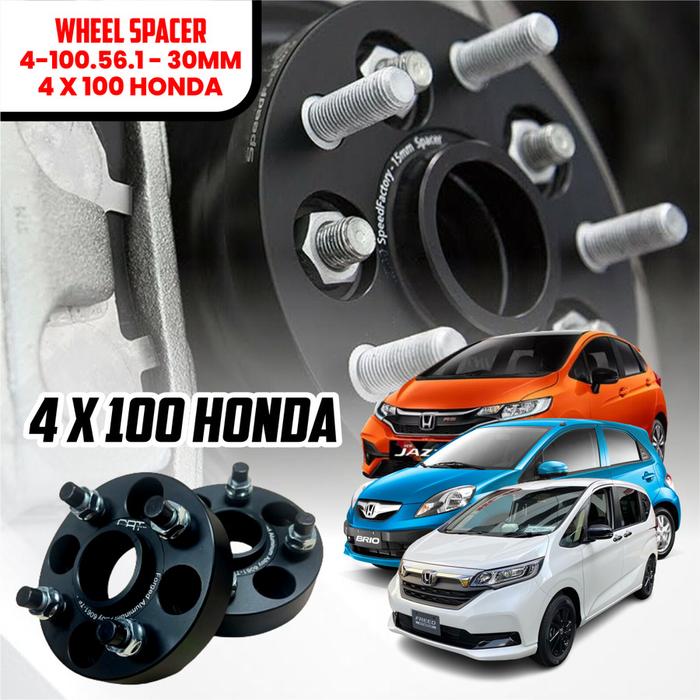 Aksesoris Wheel Adaptor Velg Spacer Aluminium Honda JAZZ BRIO FREED CIVIC ESTILO