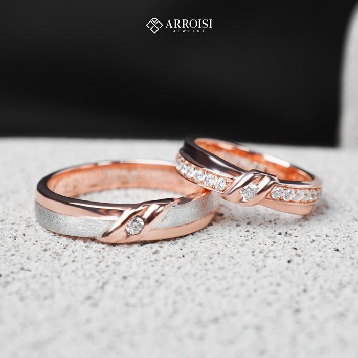 Cincin Emas Palladium Couple Cincin engagement Cincin lamaran Bekasi