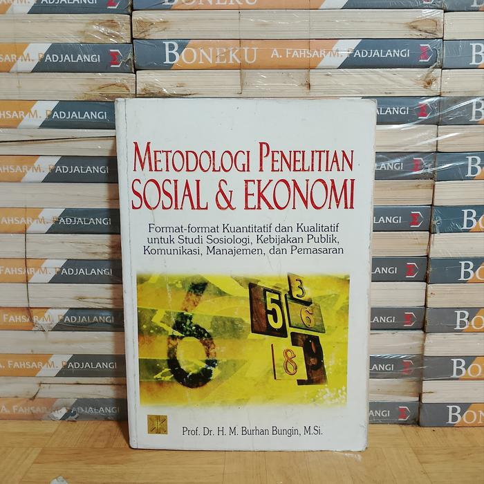 BUKU ASLI  - METODOLOGI PENELITIAN SOSIAL & EKONOMI