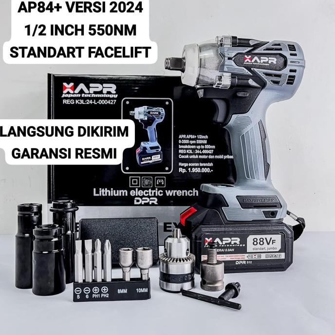impact wrench 48s APR JAPAN tech mesin pembuka baut ban mobil motor