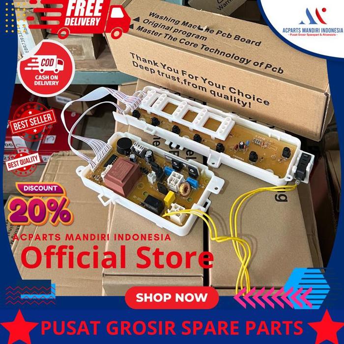 ADA STOK TOSHIBA AW-8480S ( AW-8480SN ) 8.0kg, Modul pcb mesin cuci Top Loading