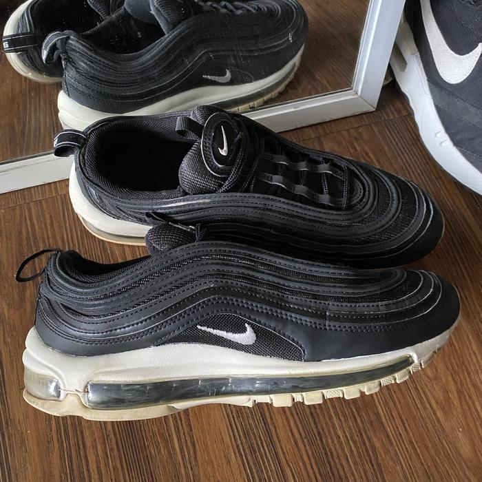 Nike air max 97 black white reflective original murah - sneakers second market