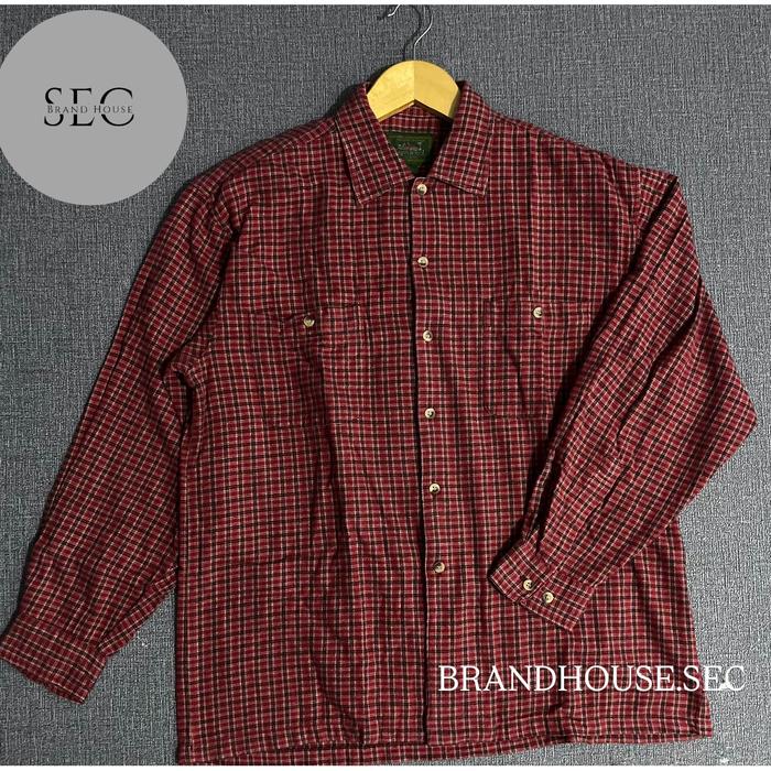 FLANNEL VINTAGE SECOND KEMEJA LENGAN PANJANG FLANEL GAINS BOROU COUNTRY SECOND