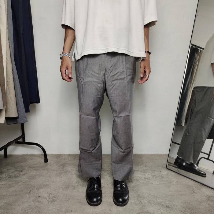 (ETRNL-388) Duke Madison Light Grey Striped Trouser Pants