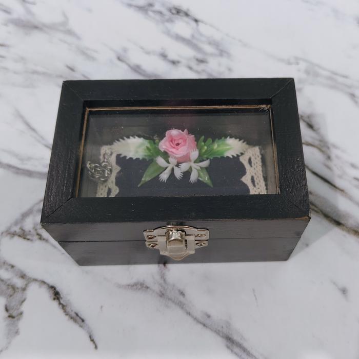 TEMPAT CINCIN RING BOX AKLIRIK UK. 10x6.5x6cm
