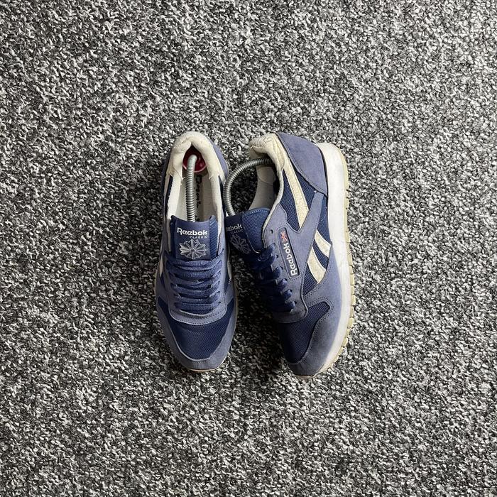 sepatu Reebok Classic Leather Vector Navy White second