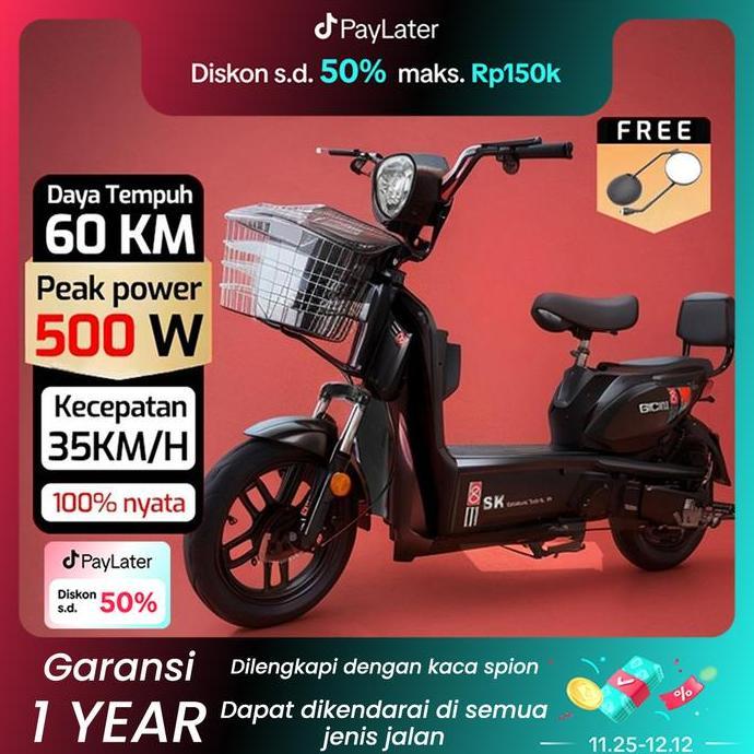 Sepeda Listrik / Sepeda Motor Listrik 48V12A / Sepeda Listrik Dewasa / Sepeda Motor Listrik / Sepeda