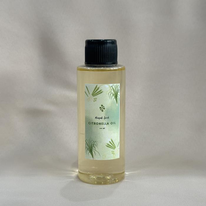 PURE CITRONELLA OIL 100% - 100ml - Biang / Bibit Parfum Minyak Sereh Wangi, Murni Astiri Asli