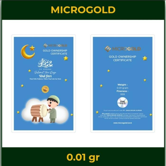 MICROGOLD SERI LEBARAN 0,01GR