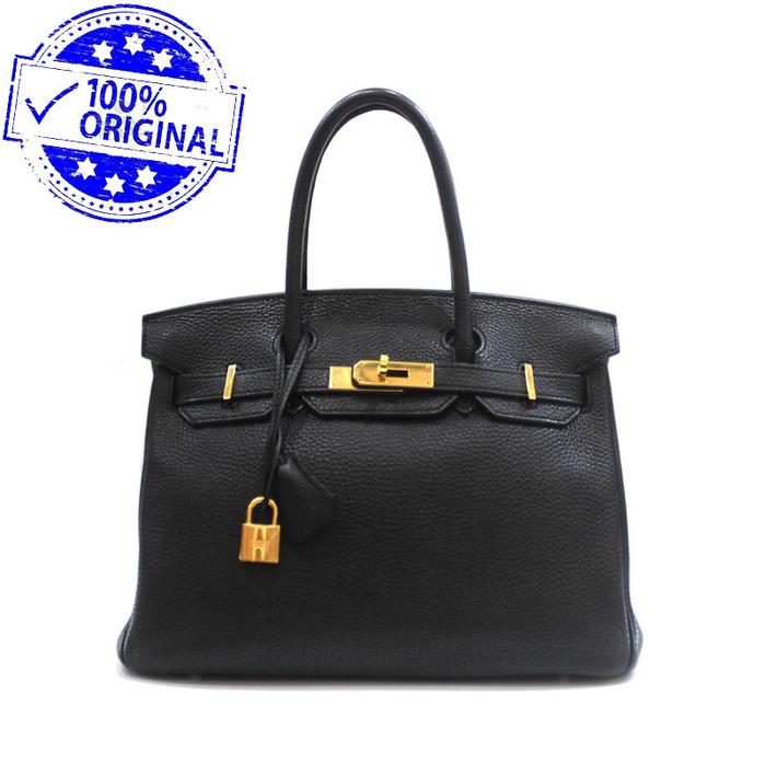 Preloved Hermes Birkin 30 B30 Noir Black Togo Leather GHW stamp O Square 2011