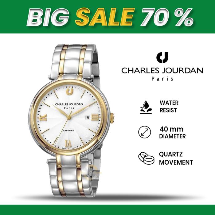 SALE Jam Tangan Pria Charles Jourdan CJ1007-1113 Original