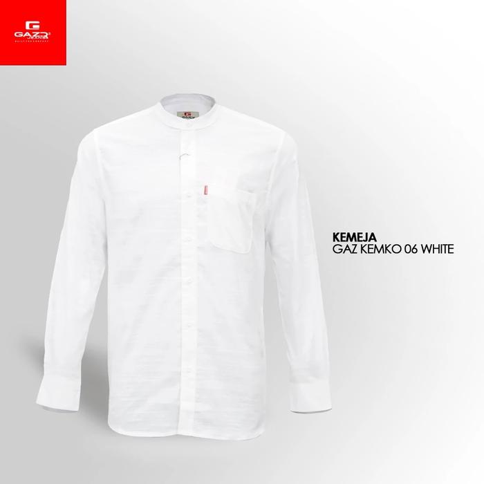 Kemeja Casual Lengan Panjang GAZR Kemeja Lengan Panjang Polos