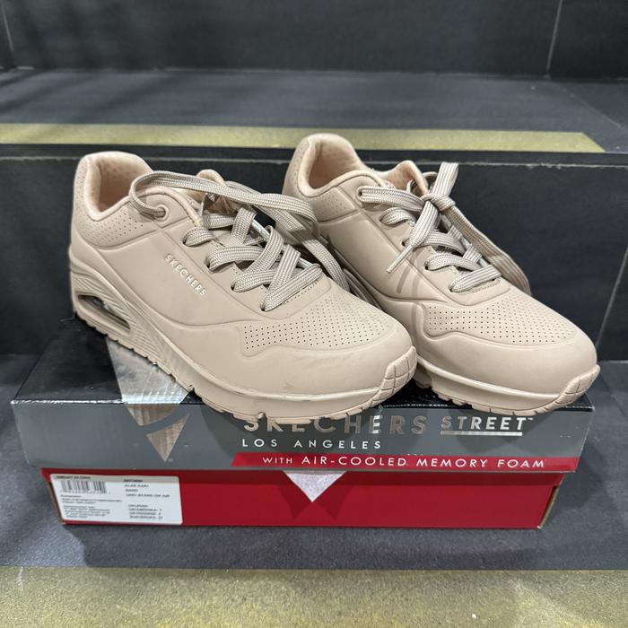 sepatu wanita skechers uno air limited edition sand size 7 eur 37 cm 24 los angles street air cooled