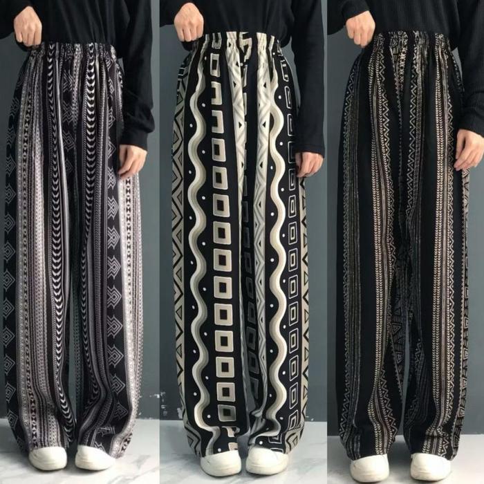 Bom Celana Kulot Hommy Motif Remaja Kekan Size M L Xl Xx Bisa Cod