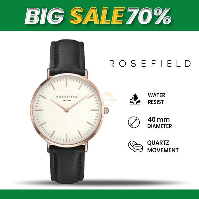 SALE Jam Tangan Wanita Rosefield BWBLR-B1 Original