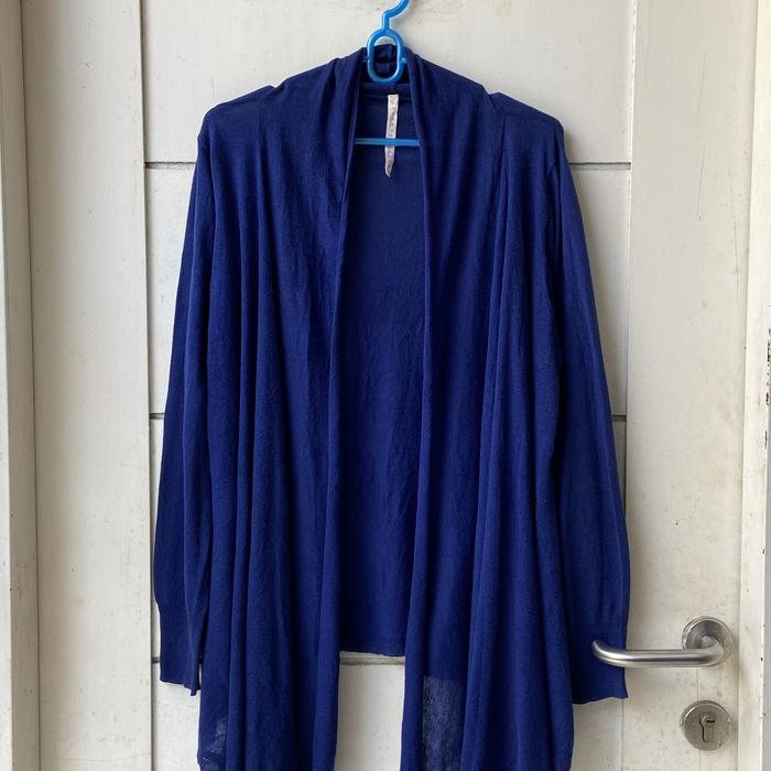 Issey Miyake SUNAO KUWAHARA Blue Cardigan