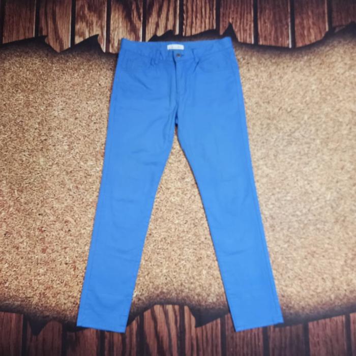 Celana Panjang Wanita Jeans Biru Cerah DENIM PULSE By: D'Place