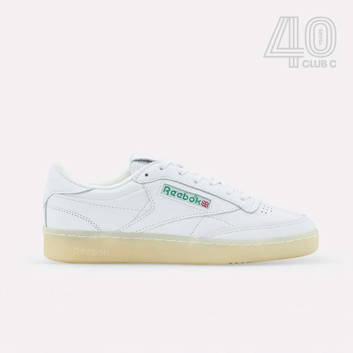 Reebok CLUB C 85 Vintage edition 40TH ANNIVERSARY - Unisex White/Green/Red