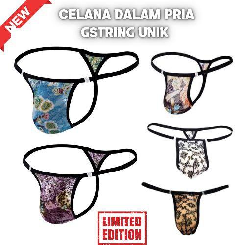 Celana Dalam Gstring Pria Cowok Import Premium