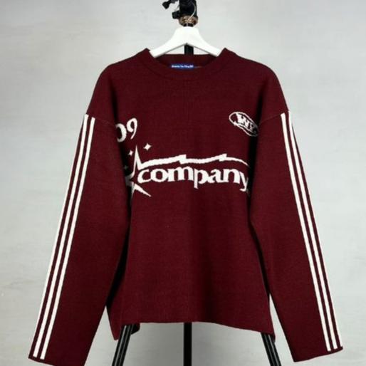 Wp Company - WP Co - Knitwear BOXY Base Ball -StarCom09 Rajut Knit Sweater Unisex