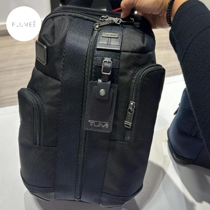 Tas Tumi Higgins Sling Bag Men Black/Navy/Camo