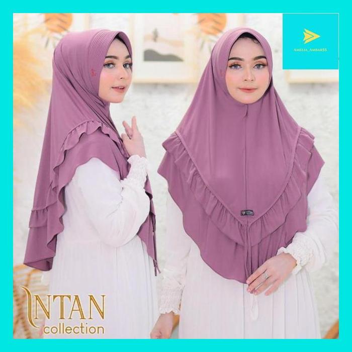 AMEL^ BERGO JERSEY SUPER. KHIMAR POLOS(JK).JILBAB SYAR'I.HIJAB ORI INTAN COLLECTION