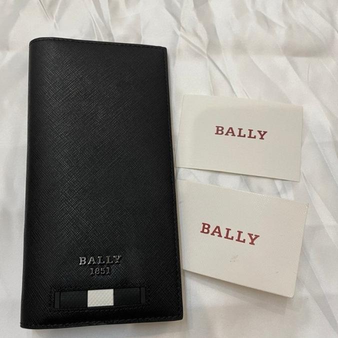 Dompet Pria Bally Long Wallet Bhar Original 100% Authentic