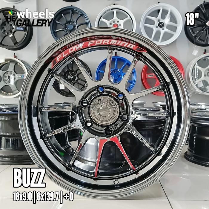 Velg Mobil JF Luxury Buzz 18" 6x139.7 By JF Luxury - Black Chrome