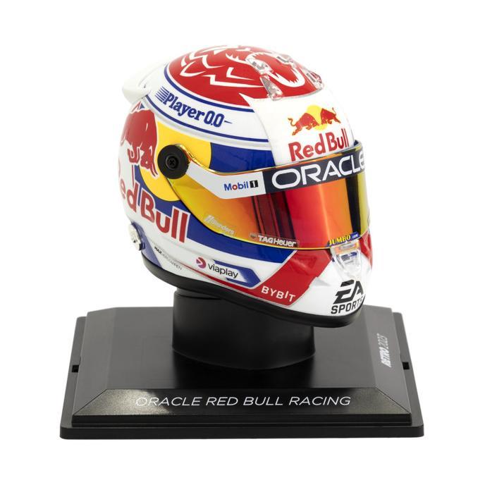 Red Bull Racing F1 Team 1:4 Max MV Verstappen 2023 Mini Helmet. Replika helm diecast