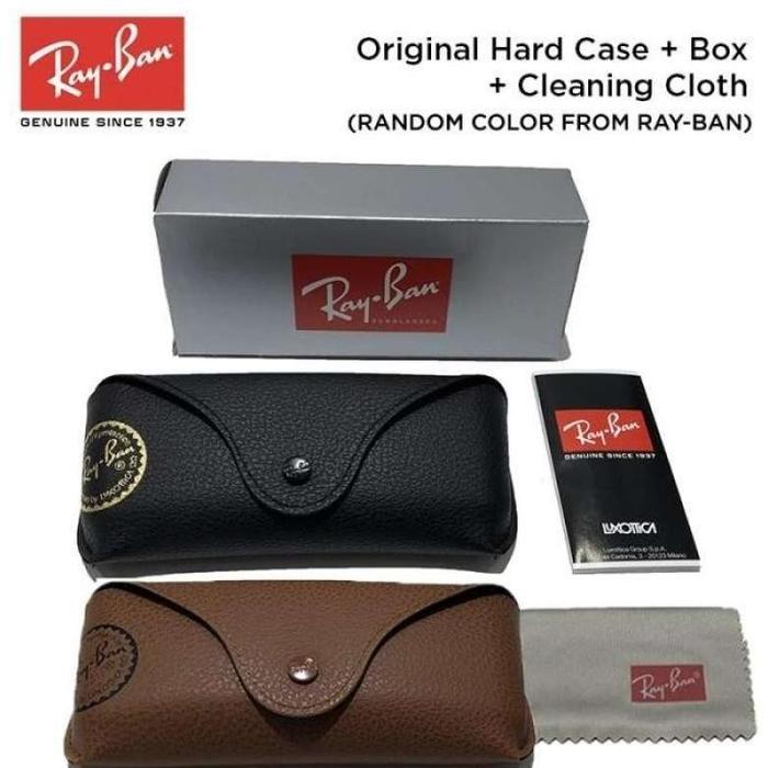 Terbaru Kacamata Rayban Round RB3447 Gold Lens Black top