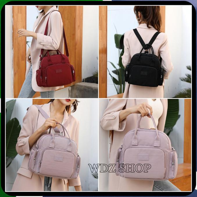 tas wanita 3in1 selempang ransel jinjing original suoyate bag - s283
