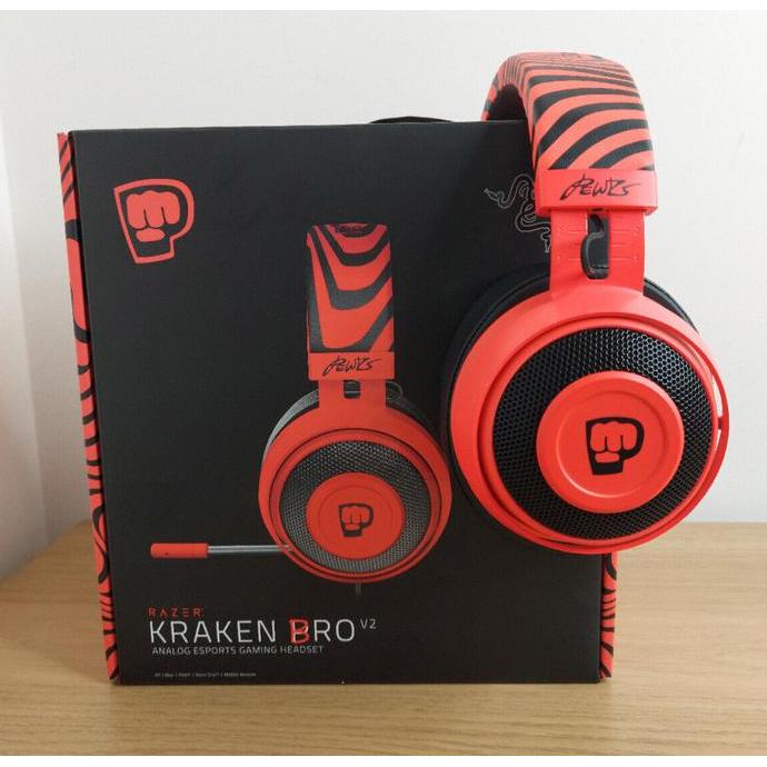 Razer Kraken Pro V2 x Pewdiepie Limited Edition Gaming Headset Very Rare