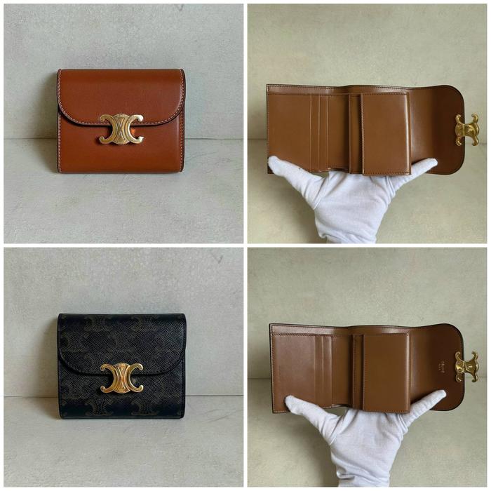 Celine Triomphe Trifold Wallet