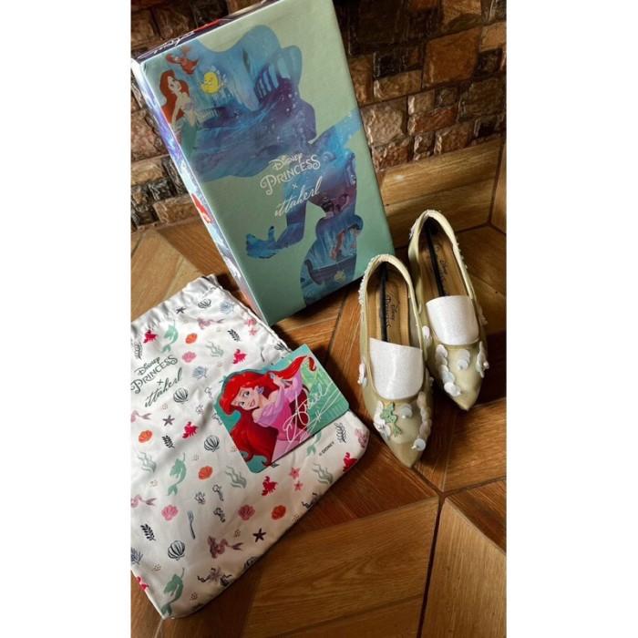 (READY) Ittaherl Ariel - Under The Sea Maxi Pointy Sage Size 40