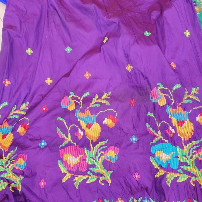 kain bunga lagosi new motif (meteran bahan rok/sarung dsb)