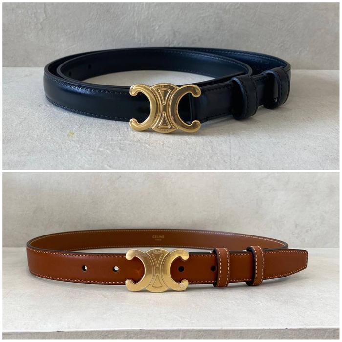Celine Triomphe Belt 1.8cm