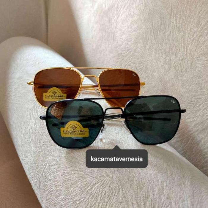 Terbaru Kacamata Rayban Pilot Aviator Kotak Pria Wanita Lensa Kaca Diamond top