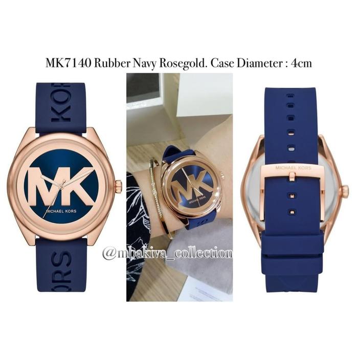 MK7140 Rubber Navy Rosegold