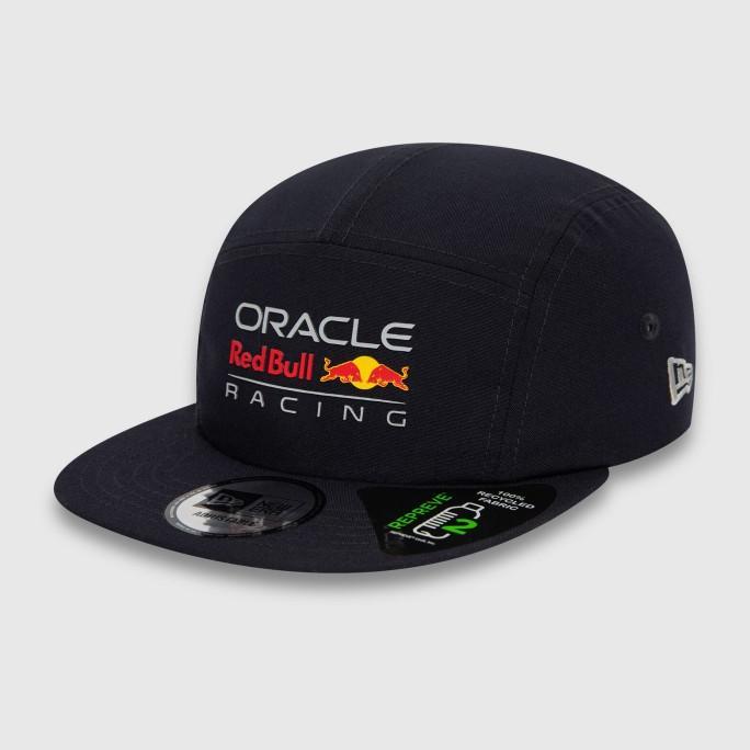 Red Bull Racing F1 2025 New Era Sustainable Camper Cap. Topi Unisex Pria Wanita. Official Formula 1 