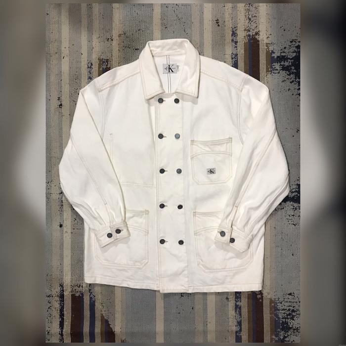 Jaket parka jeans pria Calvin Klein CK (64x78)