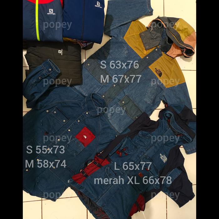 The North Face Urban ExpIoration D2 Utility Alpha denim Shirt Jacket kemeja TNF x Kazuki Kuraishi