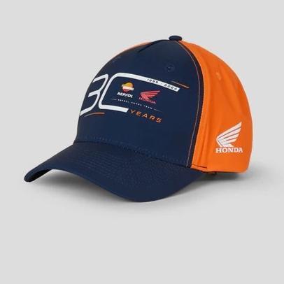 Repsol Honda HRC MotoGP 2024 Fanwear Cap - Multi. Topi Unisex Pria Wanita