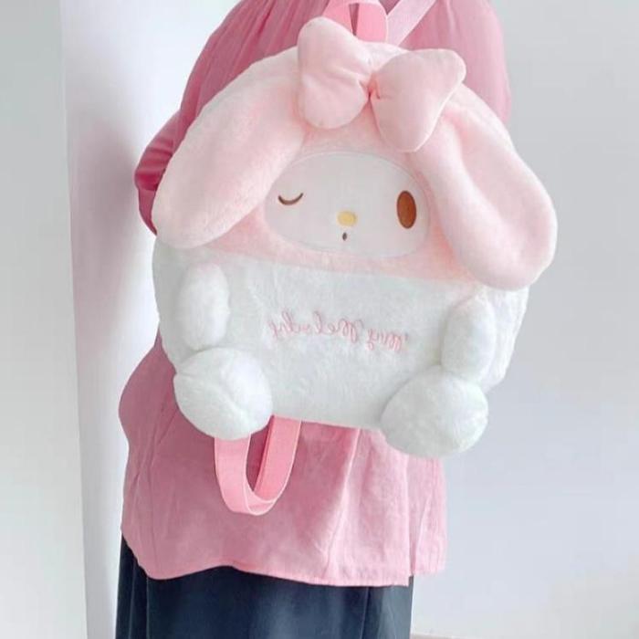 PL30 Tas Ransel Boneka Karakter KAPASITAS BESAR Kuromi Cinnamorol Original