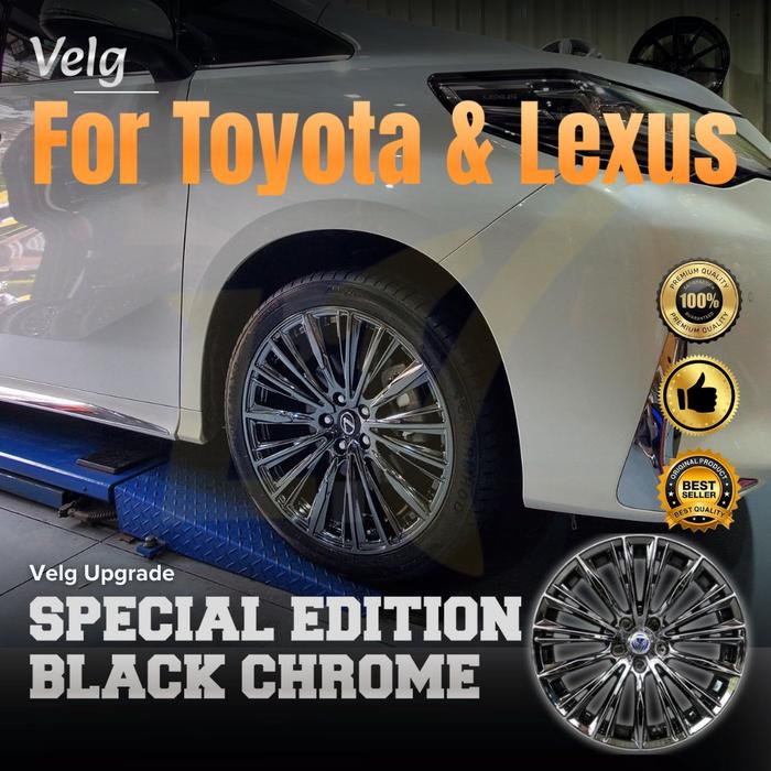 VELG FOR TOYOTA CAMRY - RAV4 - VELLFIRE - ALPHARD & LEXUS EX - RX - IS - GS - LM - UPGRADE R18 R19 M