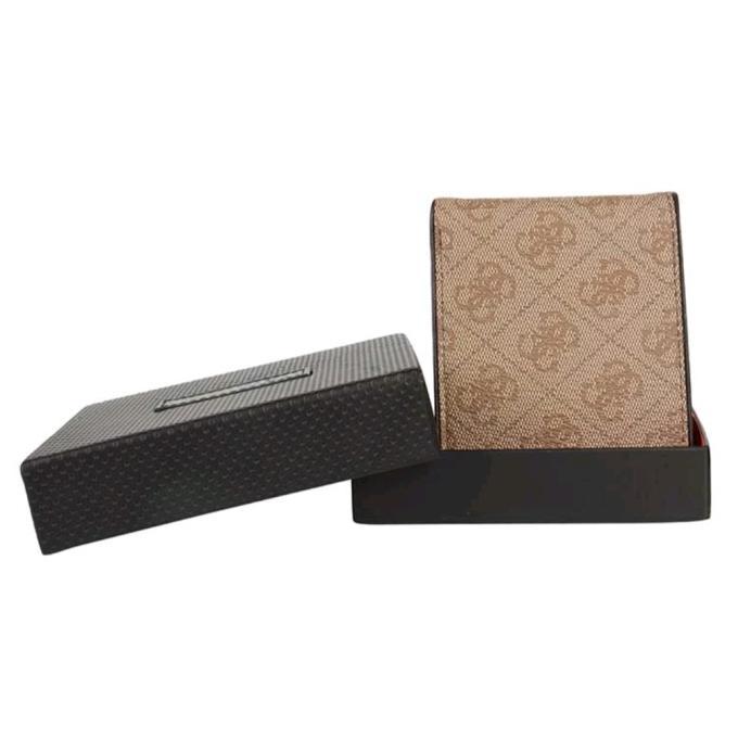 Dompet Pria Guess Original / Quattro G Slimfold Wallet / Guess Ori