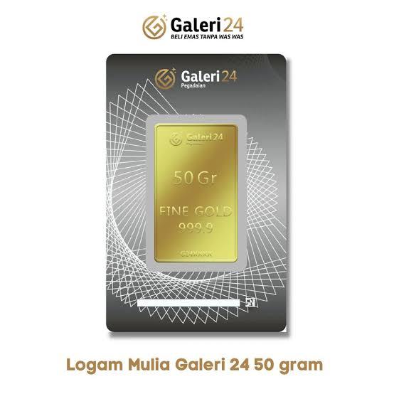 LM Gold 50 Gram Bersertifikasi